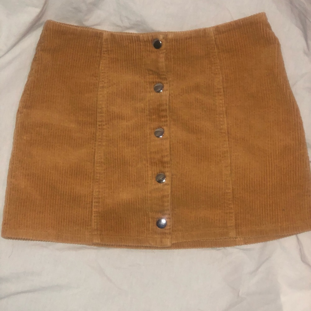 Corduroy Mini Skirt